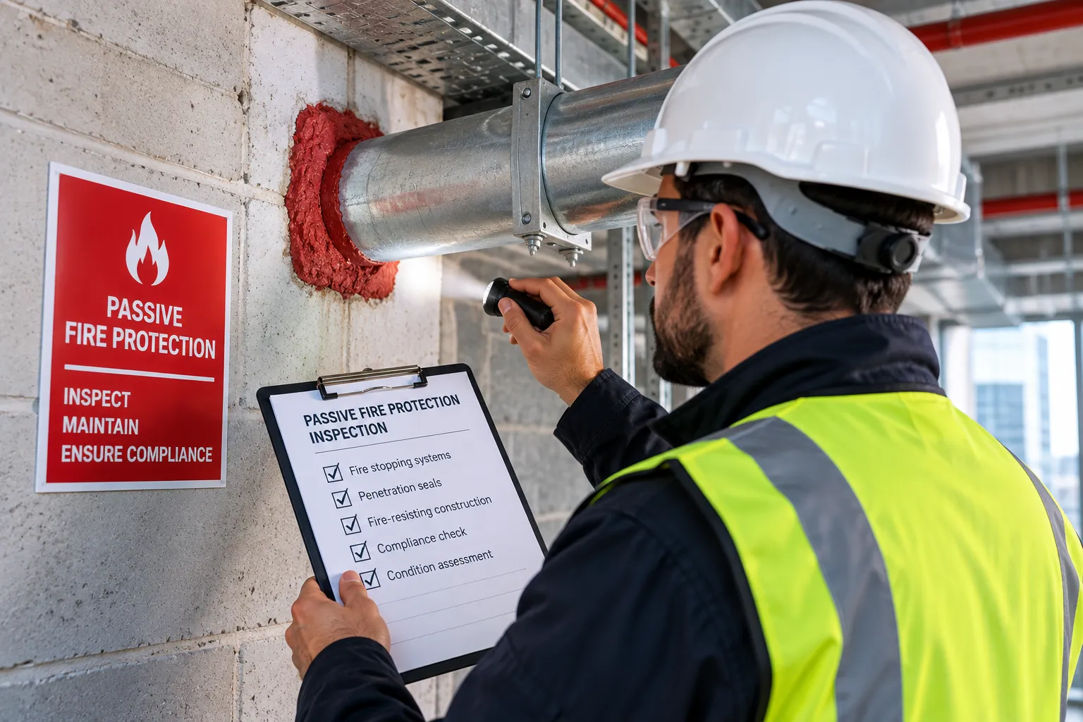 Passive fire protection inspection